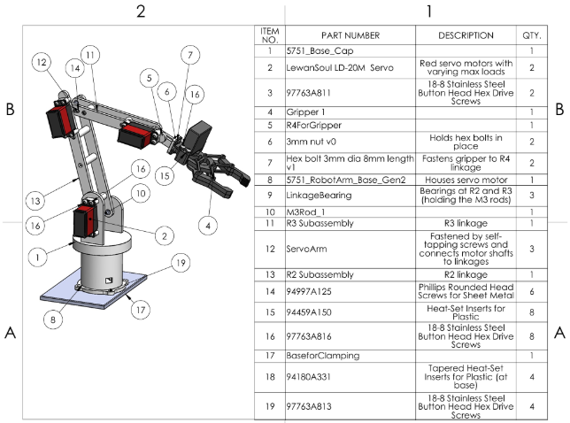 4-DOF Robotic Arm
